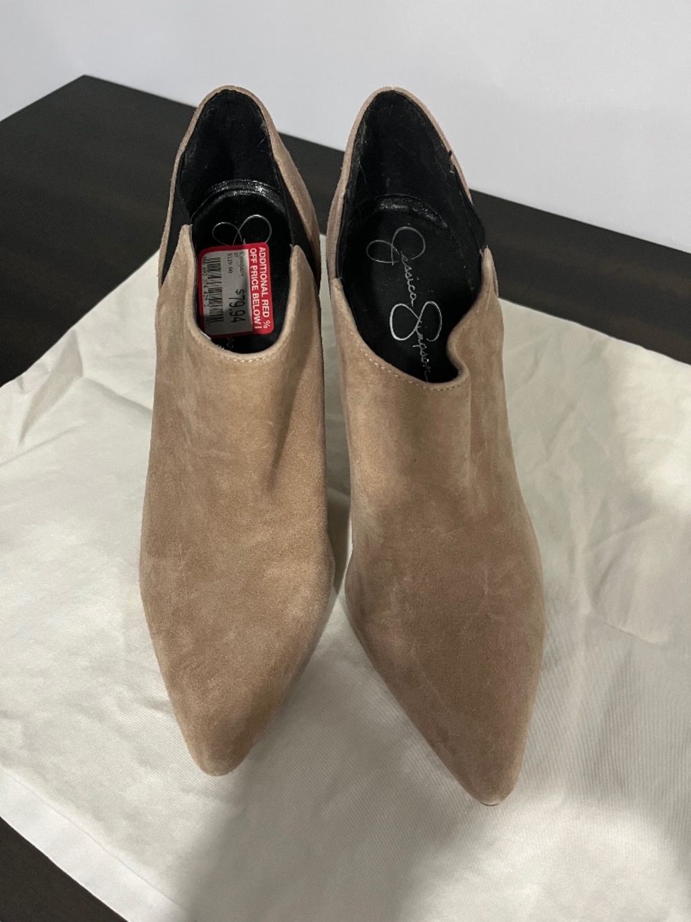 Suede ankle booties Jessica Simpson